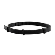 Dog wearing a natural anxiety relief collar outdoors