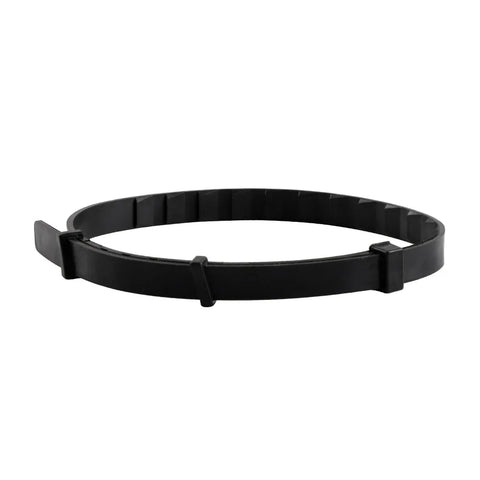 Dog wearing a natural anxiety relief collar outdoors