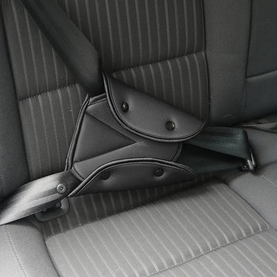 Child seat belt adjuster for safer car rides