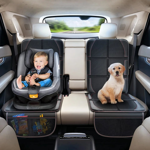 Rear seat cover pad for child car safety