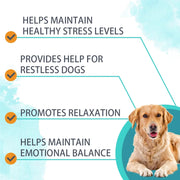 Soft dog chews for relaxation and stress relief