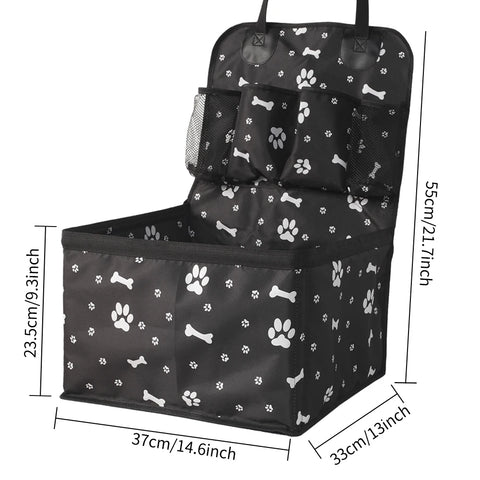 Scratch proof pet booster seat for car front seat travel