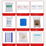 Emergency first aid kit for home and car