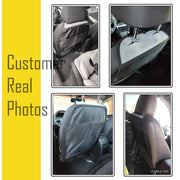 Backseat kick pad mat to protect car interior
