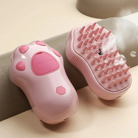 Electric spray pet hair brush comb