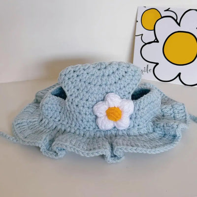 Handmade knitted hat for pets
