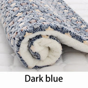 Comfortable pet sleeping pad with plush texture