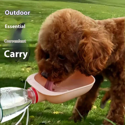 Portable pet water bottle for dogs and cats