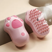 Grooming tool for cats and dogs with steam spray