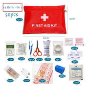 50pcs portable first aid kit for emergencies