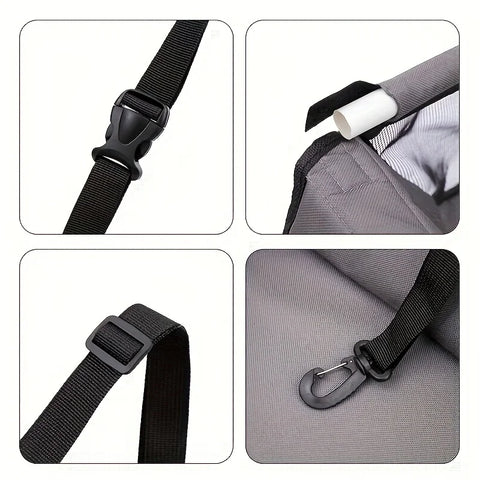 Durable and easy-to-store car booster seat for pets