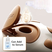 Steam hair brush for removing loose pet hair
