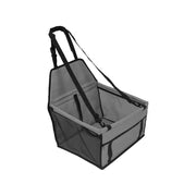 Travel car seat for dogs with foldable and stable frame