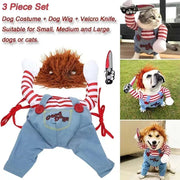 Pug in cosplay Halloween clothes