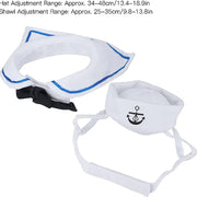 Navy sailor costume for small pets