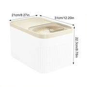Food-grade plastic rice or pet food container